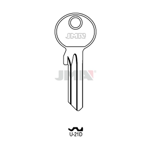 [U-21D] Clé plate acier U-21D
