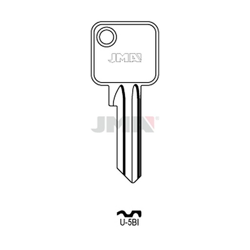 [U-5BI] Clé plate acier U-5BI