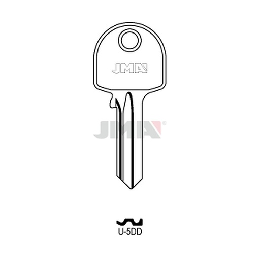 [U-5DD] Clé plate acier U-5DD