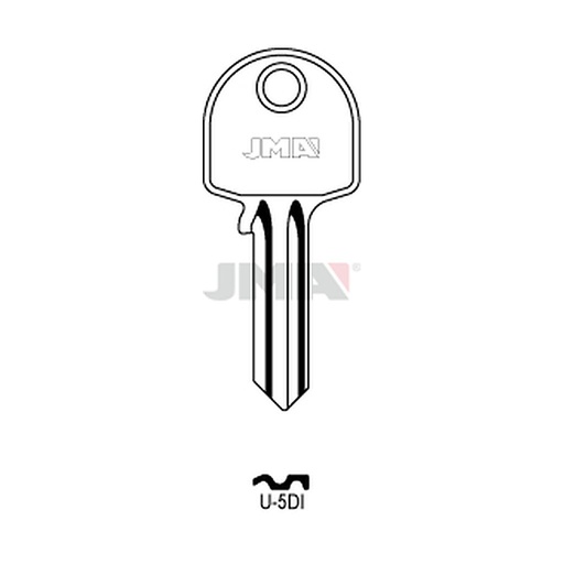 [U-5DI] Clé plate acier U-5DI