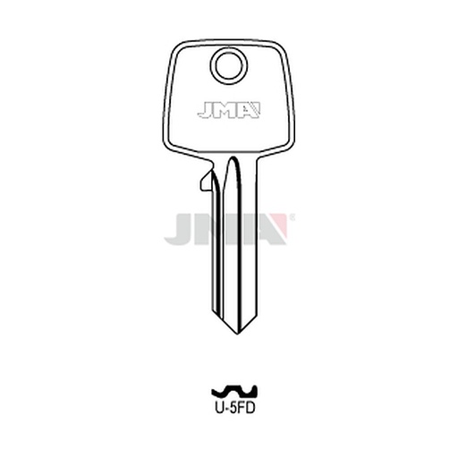 [U-5FD] Clé plate acier U-5FD