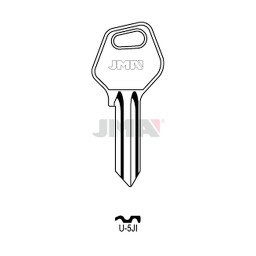 [U-5JI] Clé plate acier U-5JI
