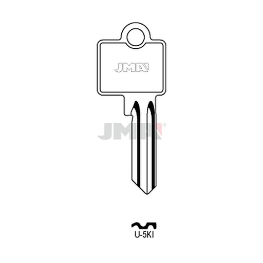 [U-5KI] Clé plate acier U-5KI