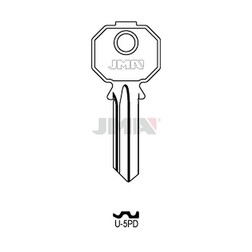 [U-5PD] Clé plate acier U-5PD