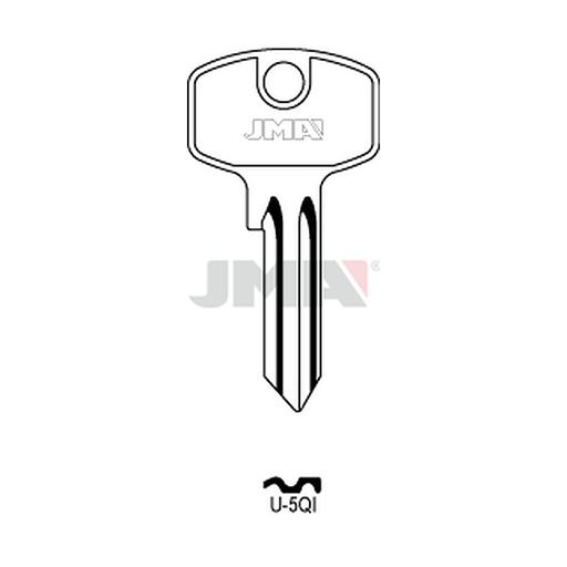 [U-5QI] Clé plate acier U-5QI