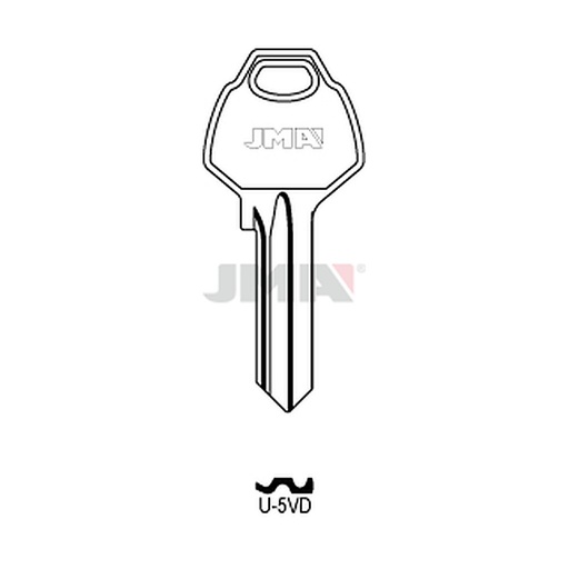 [U-5VD] Clé plate acier U-5VD