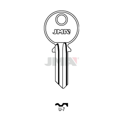 [U-7] Clé plate acier U-7