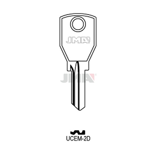 [UCEM-2D] Clé plate acier UCEM-2D