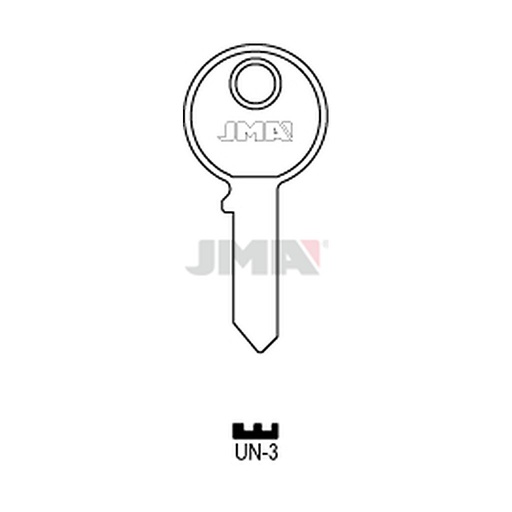 [UN-3] Clé plate acier UN-3