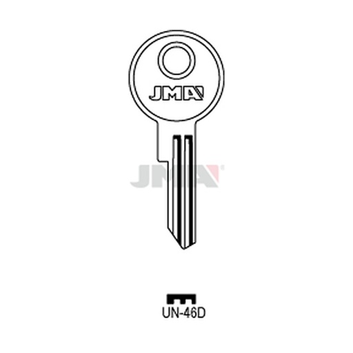 [UN-46D] Clé plate acier UN-46D
