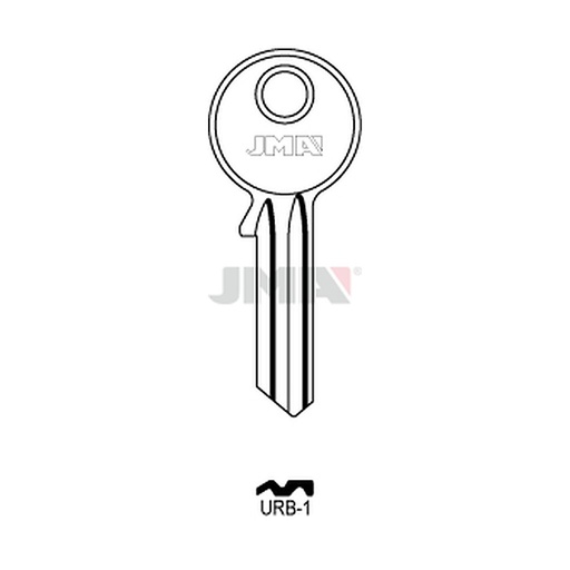 [URB-1] Clé plate acier URB-1