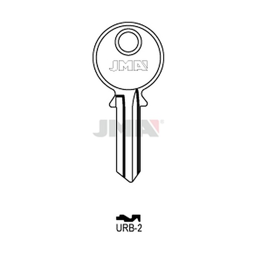 [URB-2] Clé plate acier URB-2