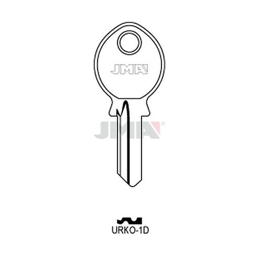 [URKO-1D] Clé plate acier URKO-1D
