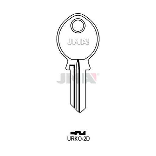 [URKO-2D] Clé plate acier URKO-2D
