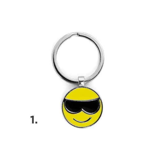 Porte Clés Métal Emoticone