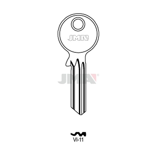 [VI-11] Clé plate laiton VI-11