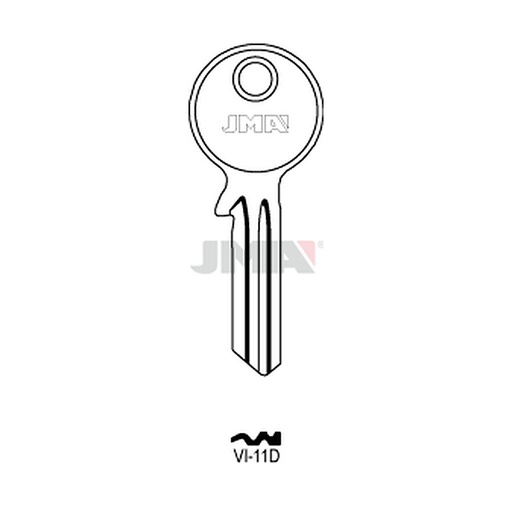 [VI-11D] Clé plate laiton VI-11D