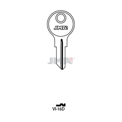 [VI-16D] Clé plate laiton VI-16D