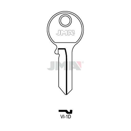 [VI-1D] Clé plate acier VI-1D