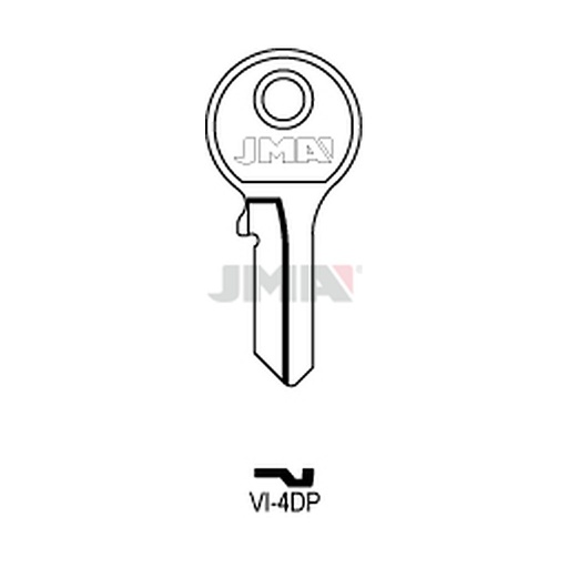 [VI-4DP] Clé plate acier VI-4DP