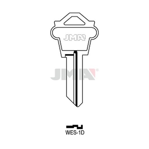 [WES-1D] Clé plate acier WES-1D