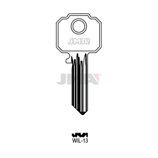 [WIL-13] Clé plate ps acier WIL-13