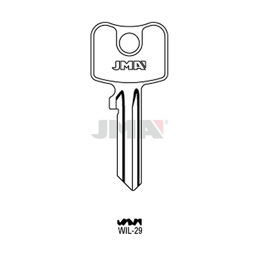 [WIL-29] Clé plate ps laiton WIL-29