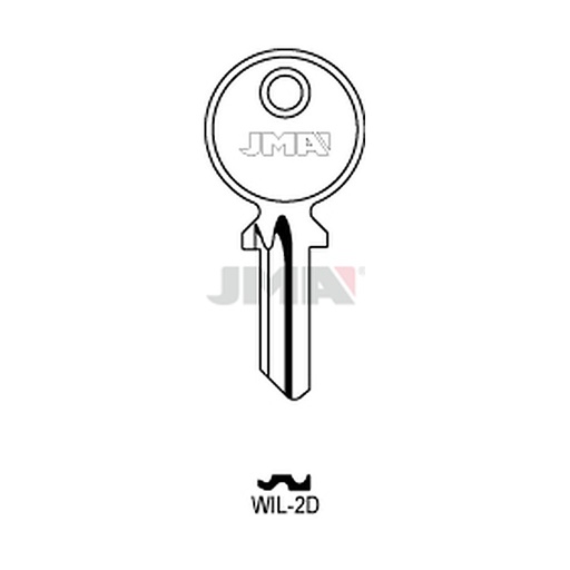 [WIL-2D] Clé plate acier WIL-2D