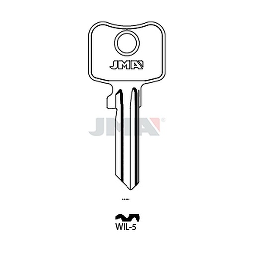 [WIL-5] Clé plate acier WIL-5