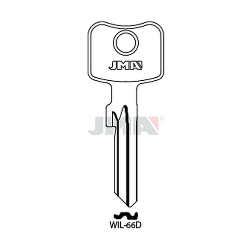 [WIL-66D] Clé plate acier WIL-66D