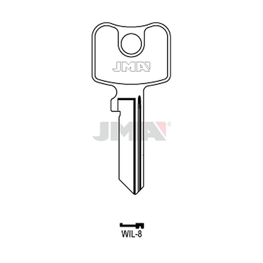 [WIL-8] Clé plate ps acier WIL-8