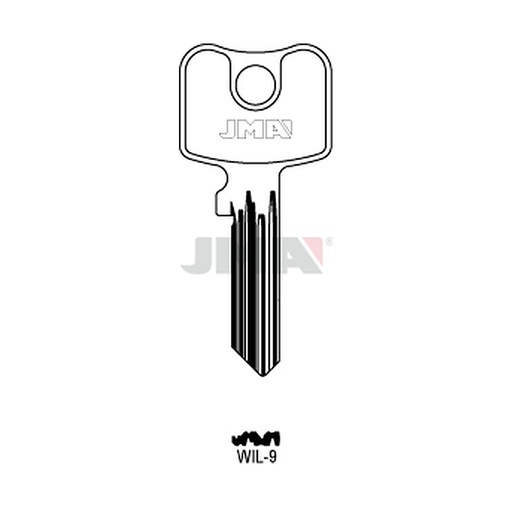 [WIL-9] Clé plate ps laiton WIL-9