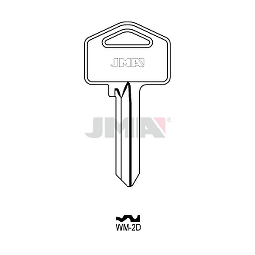 [WM-2D] Clé plate acier WM-2D