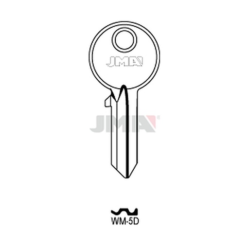 [WM-5D] Clé plate acier WM-5D