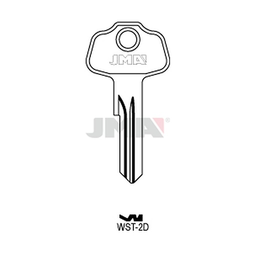 [WST-2D] Clé plate acier WST-2D