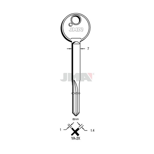 [YA-2X] Clé cruciforme YA-2X