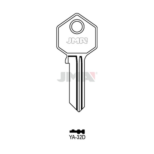 [YA-32D] Clé plate acier YA-32D