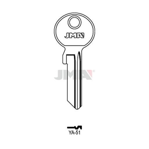 [YA-51] Clé plate acier YA-51