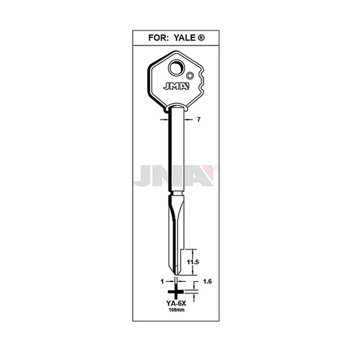[YA-6X] Clé cruciforme YA-6X