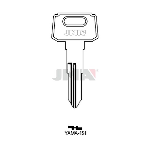 [YAMA-19I] Clé plate acier YAMA-19I