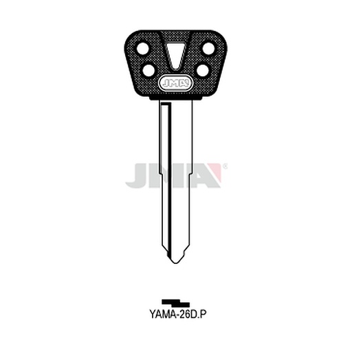 [YAMA-26DP] Clé à tête plastique YAMA-26DP