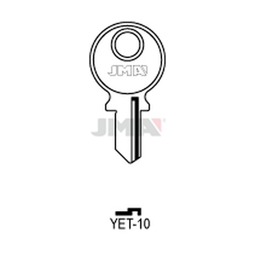 [YET-10] Clé plate acier YET-10