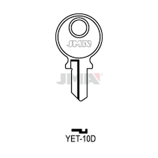 [YET-10D] Clé plate acier YET-10D