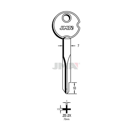 [ZE-2X] Clé cruciforme ZE-2X