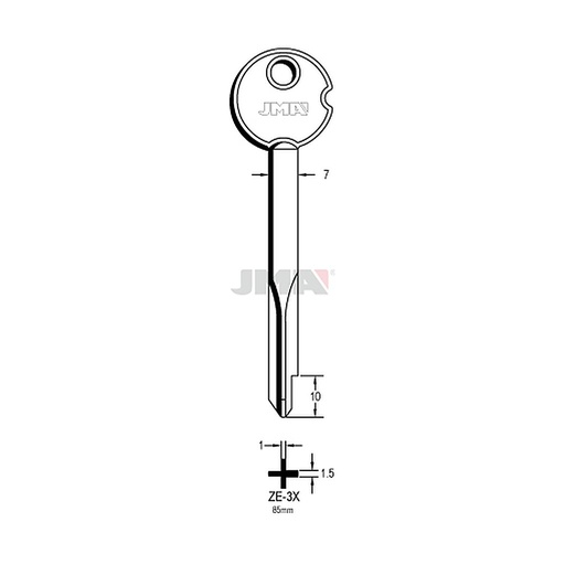 [ZE-3X] Clé cruciforme ZE-3X