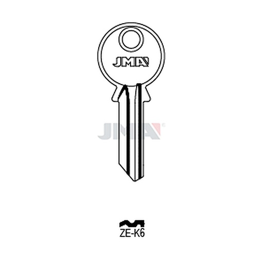 [ZE-K6] Clé plate acier ZE-K6