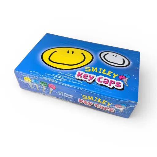 Capuchon key caps smiley Art. 555 - 1 boîte de 200 unités