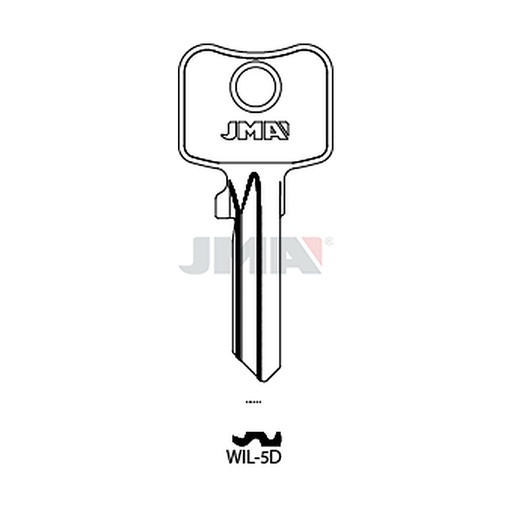 [WIL-5D] Clé plate acier WIL-5D