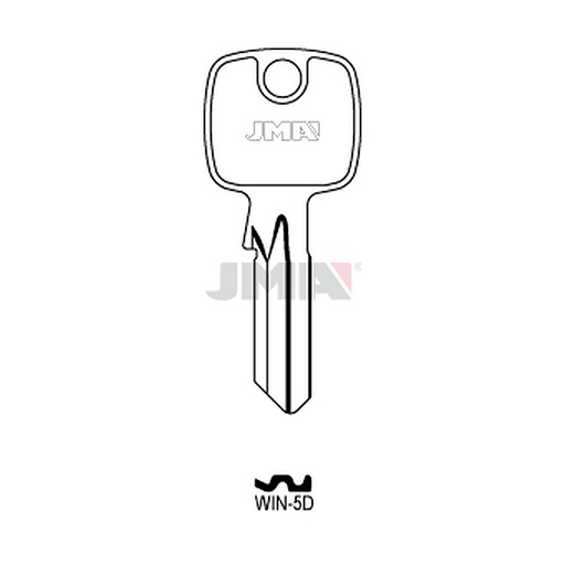 [WIN-5D] Clé plate acier WIN-5D