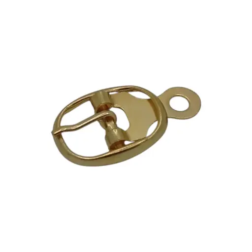 Boucle Chaussure 00117 (Ovale) Laiton 14mm - Paquet de 10